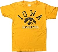 Vista 68 de Wes and Willy Camiseta de algodón orgánico de manga corta para niños de la NCAA