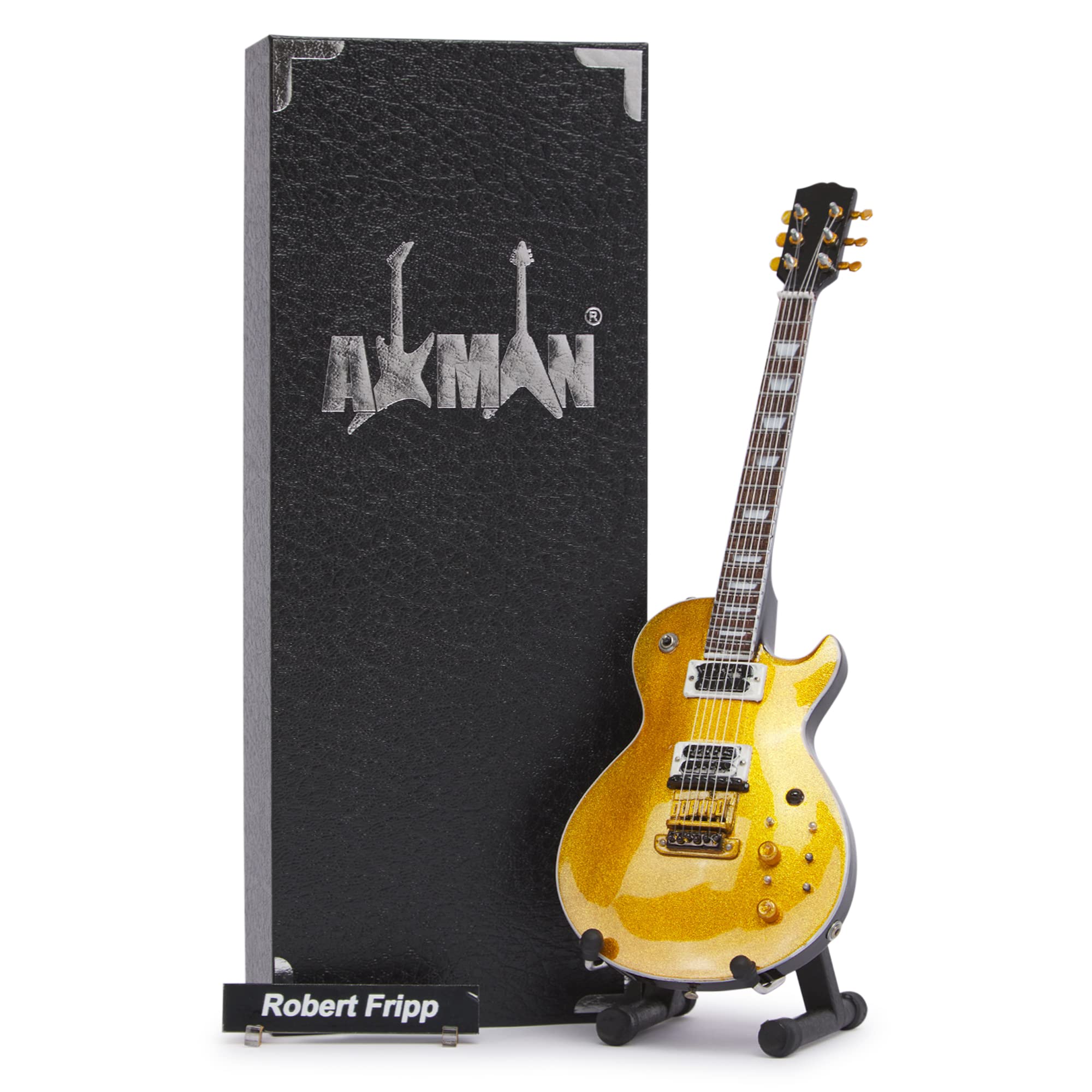 Robert Fripp Miniature Guitar Replica with Display Case and Stand