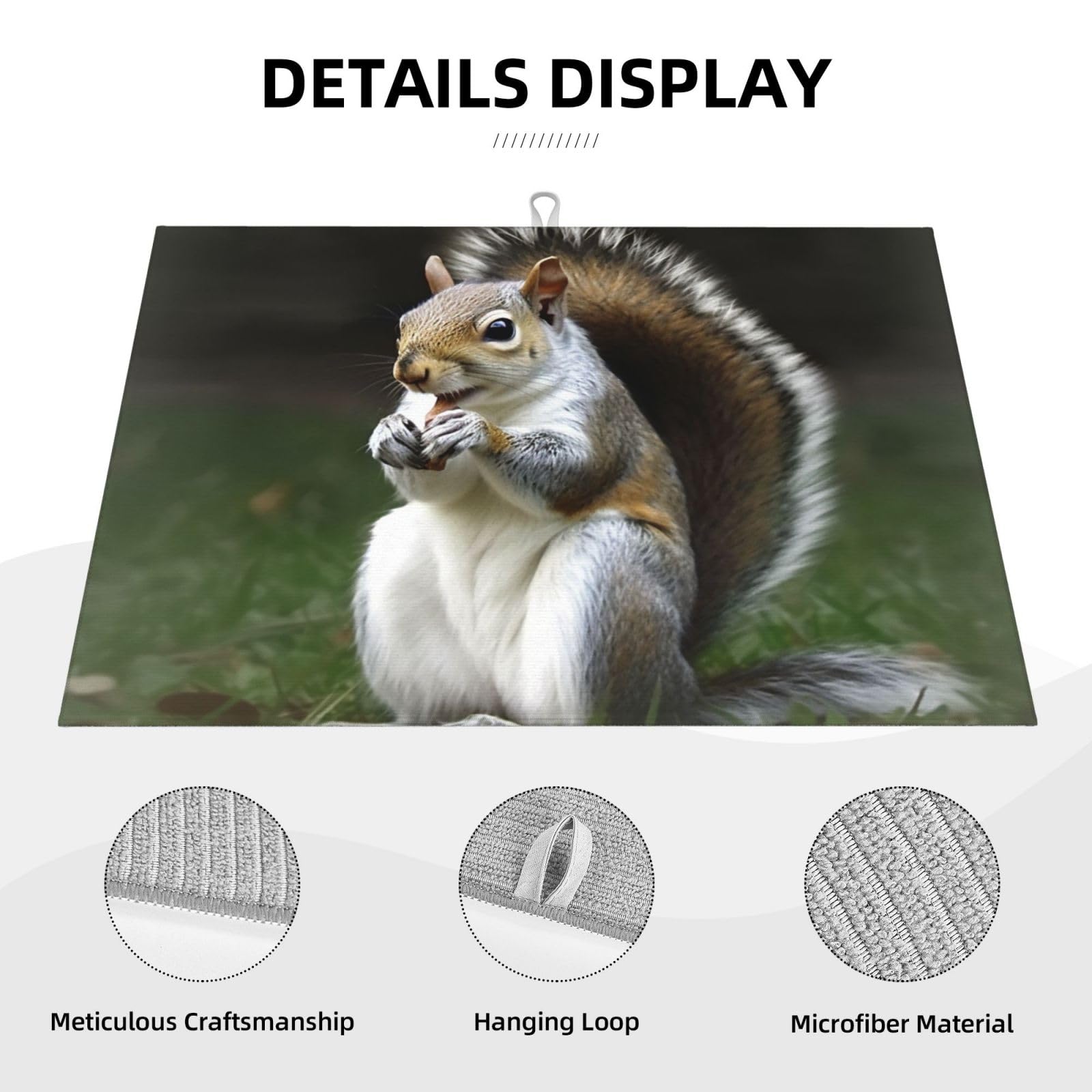 OOOWOW - Tapis De Séchage à Vaisselle - Réversible Et Lavable