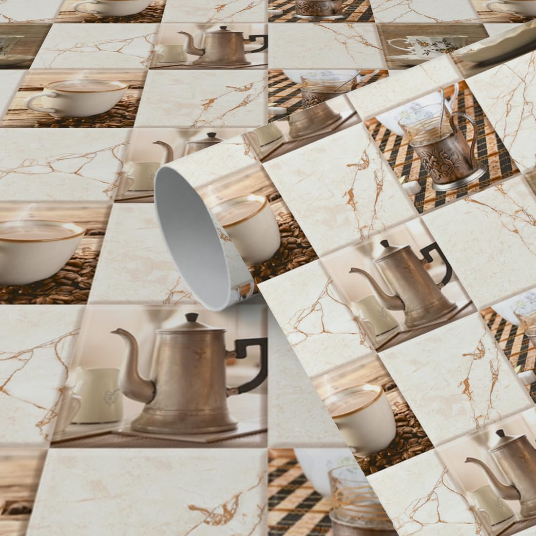 Bnezz Kitchen Wallpaper Oil Proof Waterproof Wallpaper for Walls Size (100x40) Cm Wall Stickers for Kitchen, Self Adhesive Wallpaper for Kitchen, Cup Surayi Kitchen Wall Paper for Kitchen (B0CWY5GZGN) Amazon Price History, Amazon Price Tracker