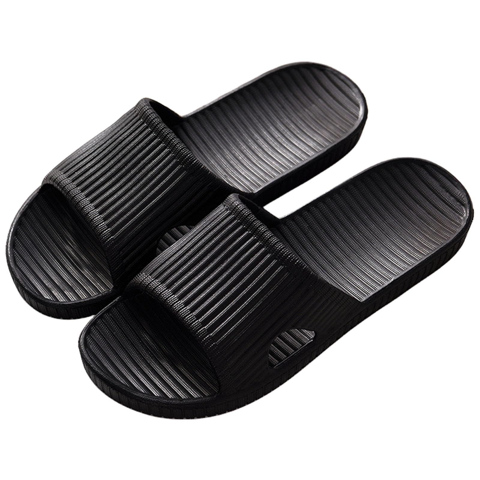 Sandales de Douche, Pantoufles de Douche Antidérapantes, Sandales de sol Intérieures et Extérieures, Chaussures de Bain en Mousse Souple, Unisexe
