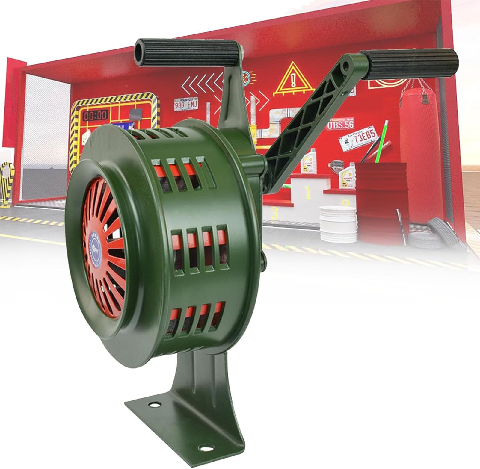 Amazon.co.jp: 手回しサイレンホーン、120dB手動手持ち操作空襲