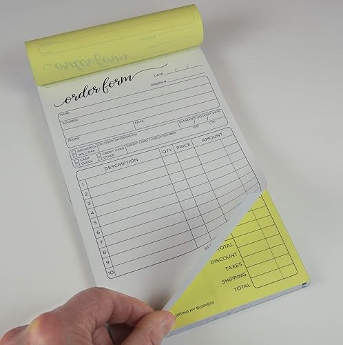 Miniatura 3 de Cosco® Formulario de pedido Libro, Guión, 8 1/2" x 5", 2-Parte Carbonless 50 Sets (074000)