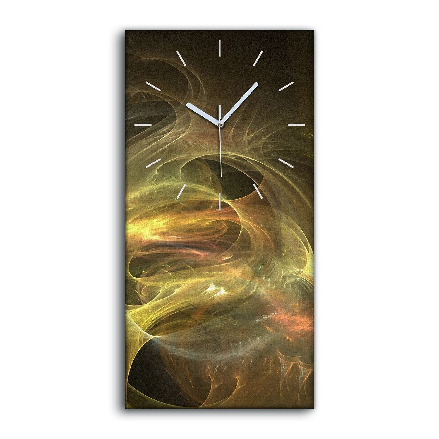 Horloge sur Toile sans tic-tac Coloray Décoration Murale Salon Moderne