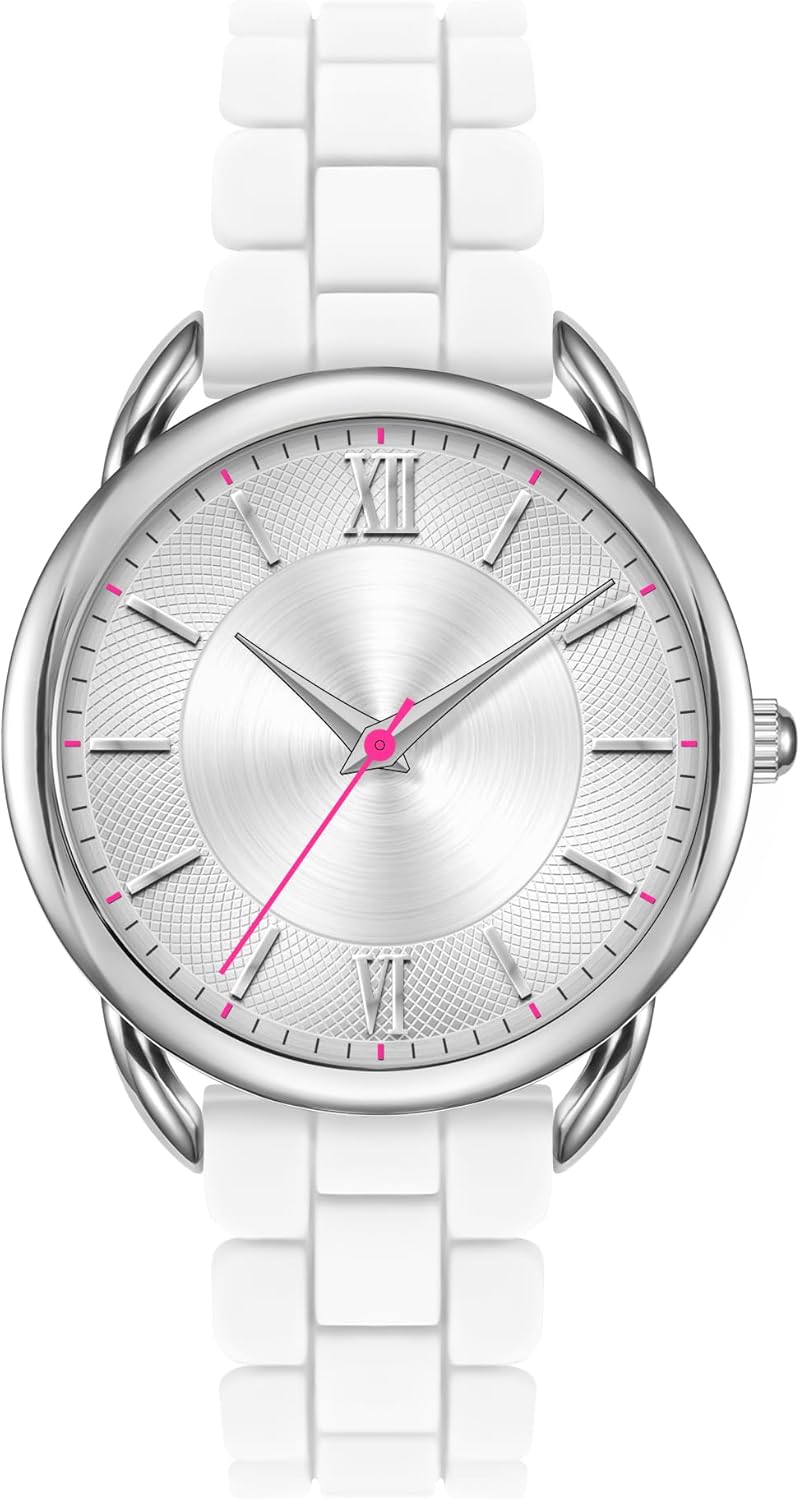 Bisley 35MM Women Watch Silicone Strap Easy to Read...