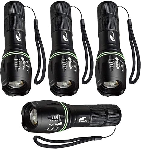HAUSBELL Flashlights Zoomable Resistant Camping Photo