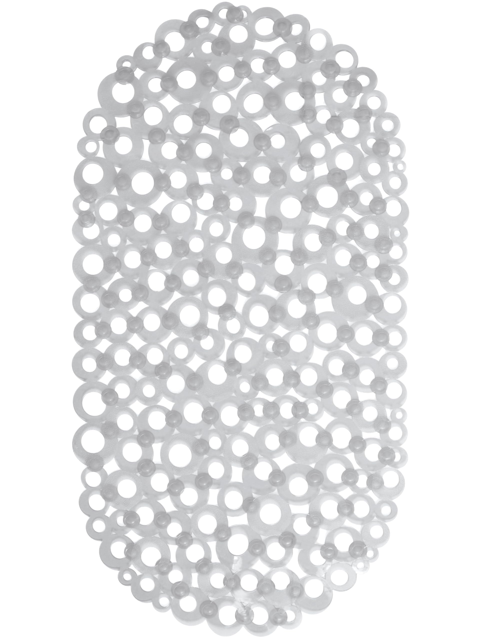 Showerdrape Bath Mat - Non-Slip - PVC - Blue - 69 cm x 36 cm