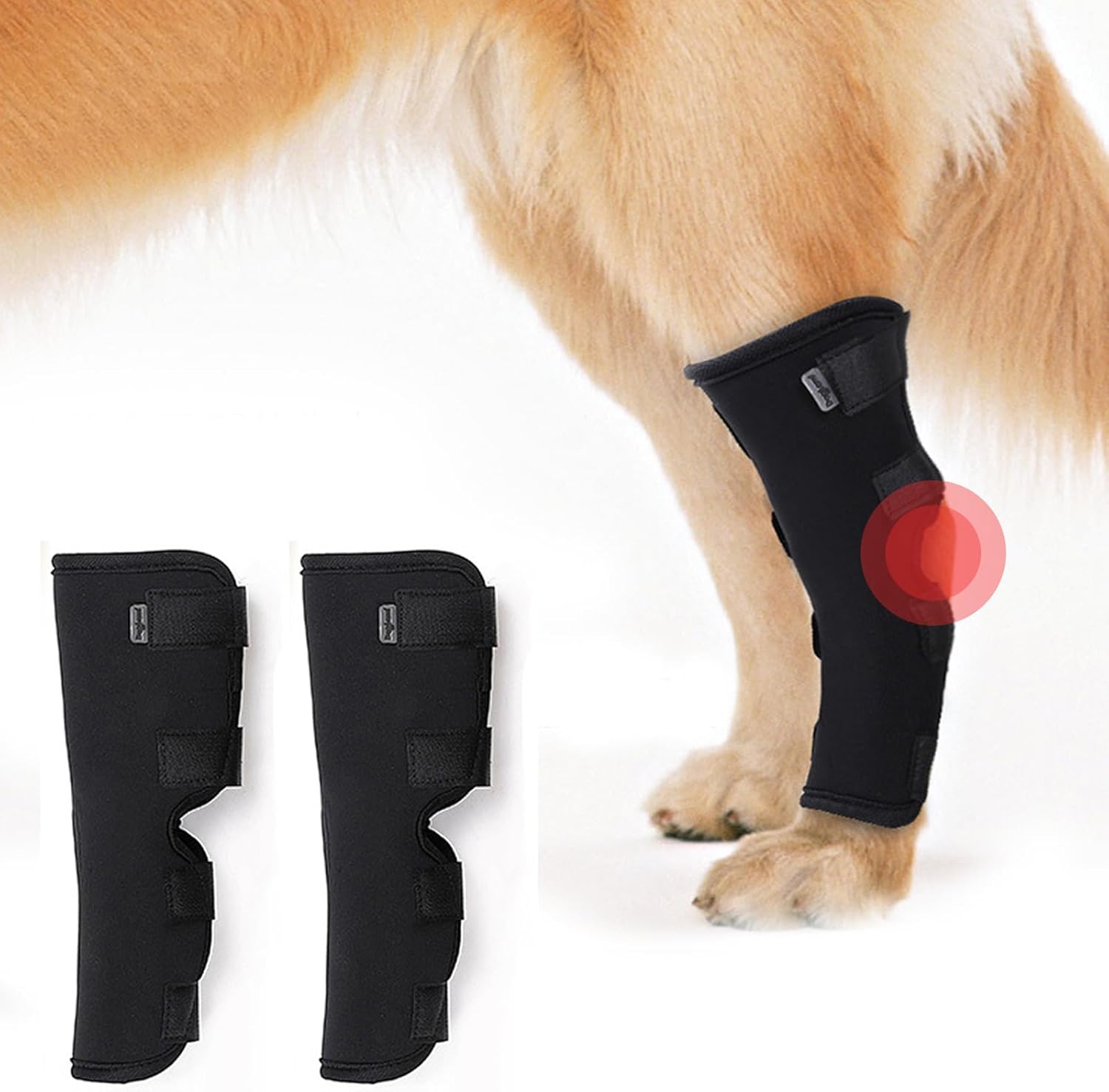1 Pair Dog Acl Brace Hind Leg, Dog Knee Brace for Torn Acl