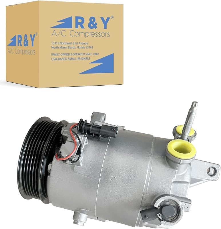 Compressor de ar-condicionado automotivo RY AC Compressors AIG296 para Chevrolet Colorado e GMC Canyon 3.6L – 1 unidade