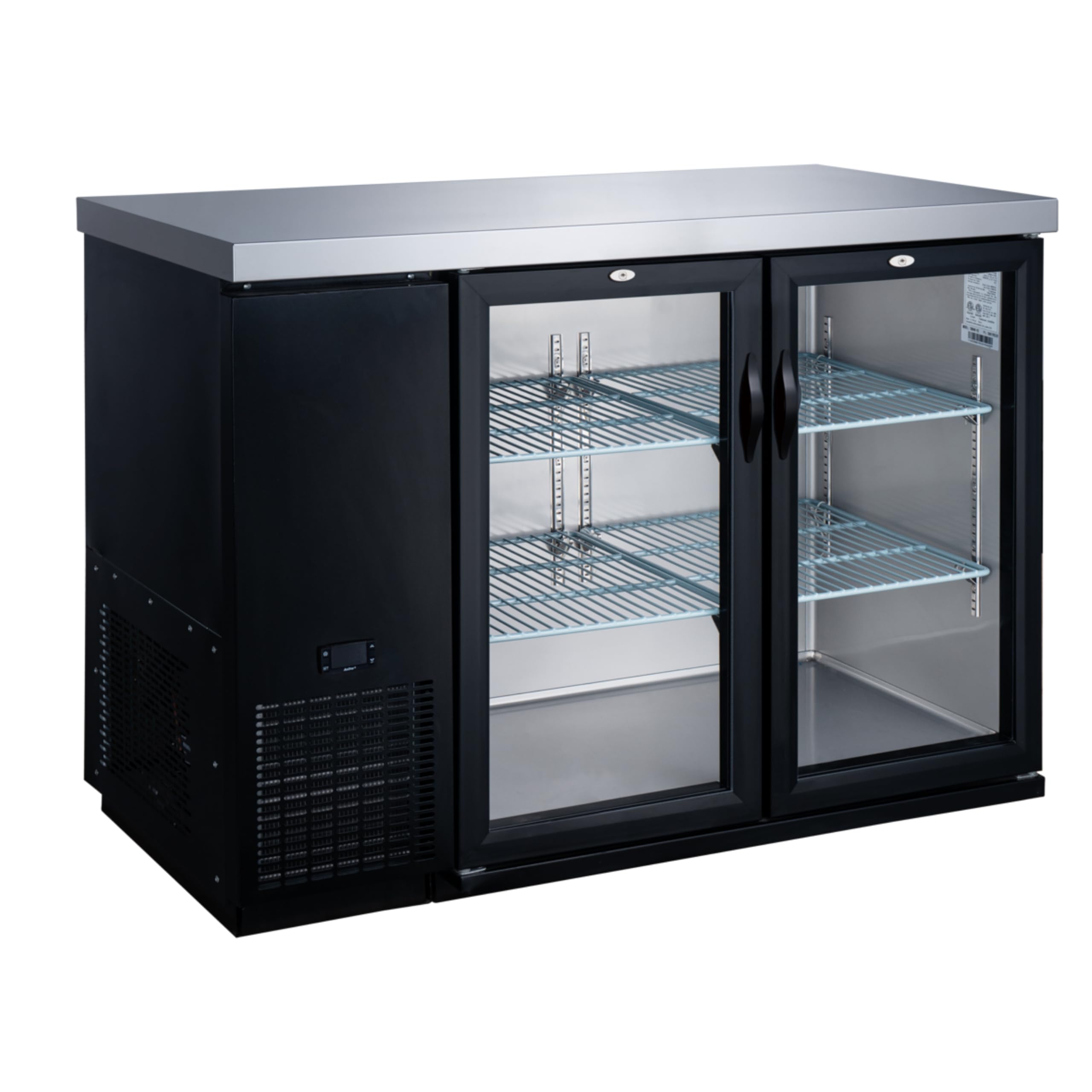 A-to-Z Supply 289-DBB60-H2 Refrigerated Back Bar Cooler, 2-Door Reach-In, 56-7/8