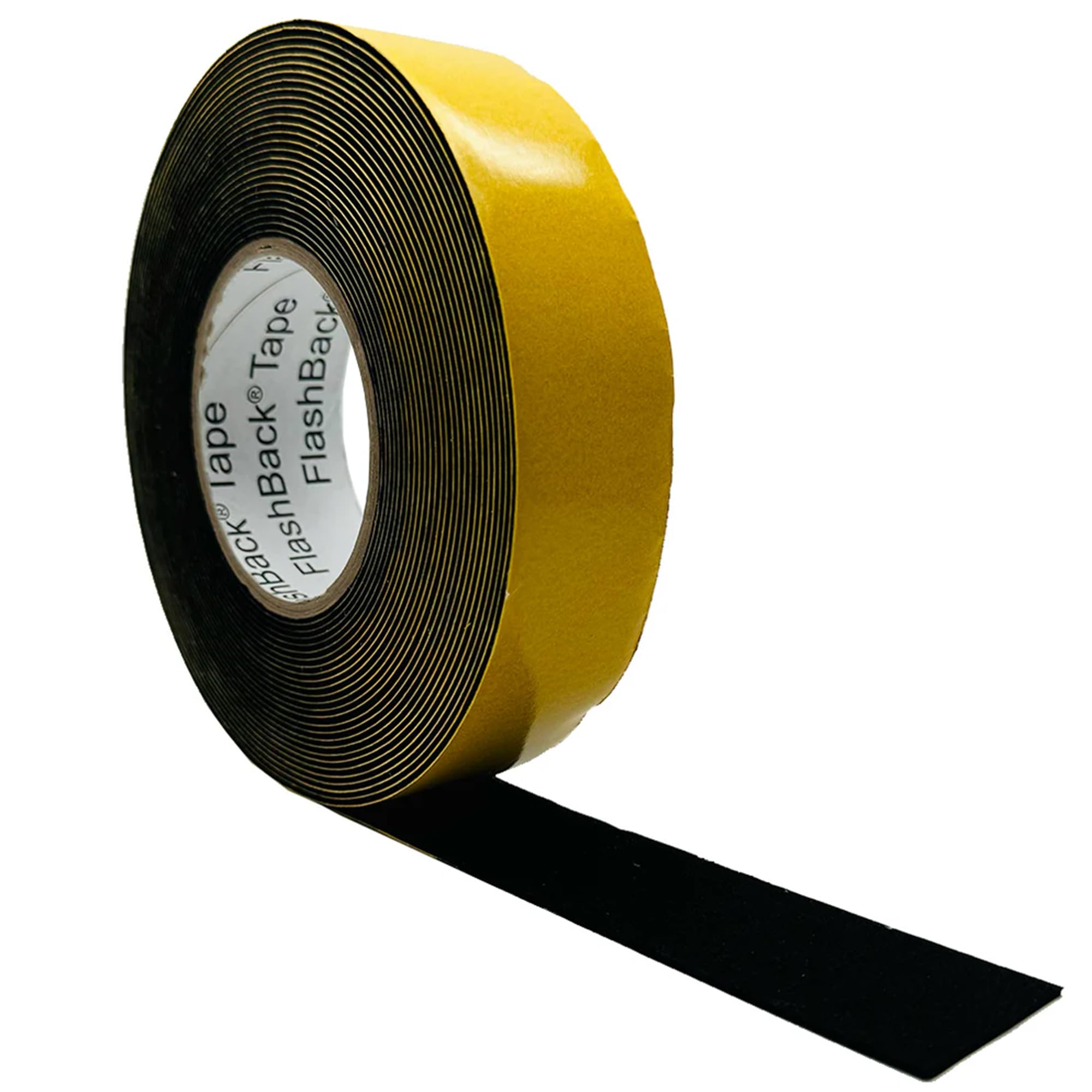 Flashback Black 1Mm Thick - Self-Adhesive Epdm Neoprene Substitute Sponge Strip (50Mm Wide)