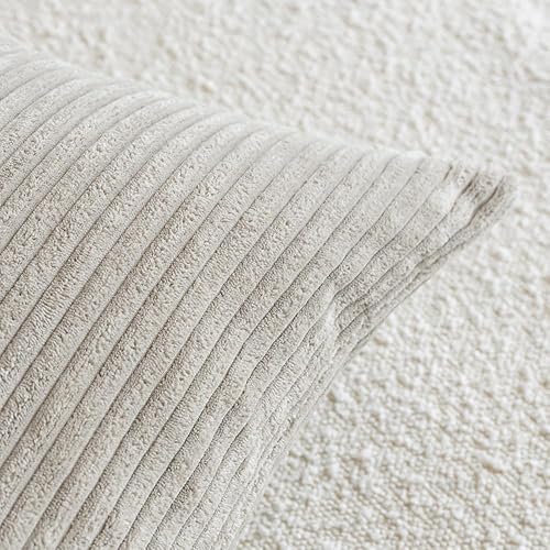 Miniatura 4 de LANANAS Neutral Couch Throw Pillow Covers 18x18 Inch Set of 4 Decorative Farmhouse Boho Throw Pillows for Living Room, Couch, Bed, Sofa Soft