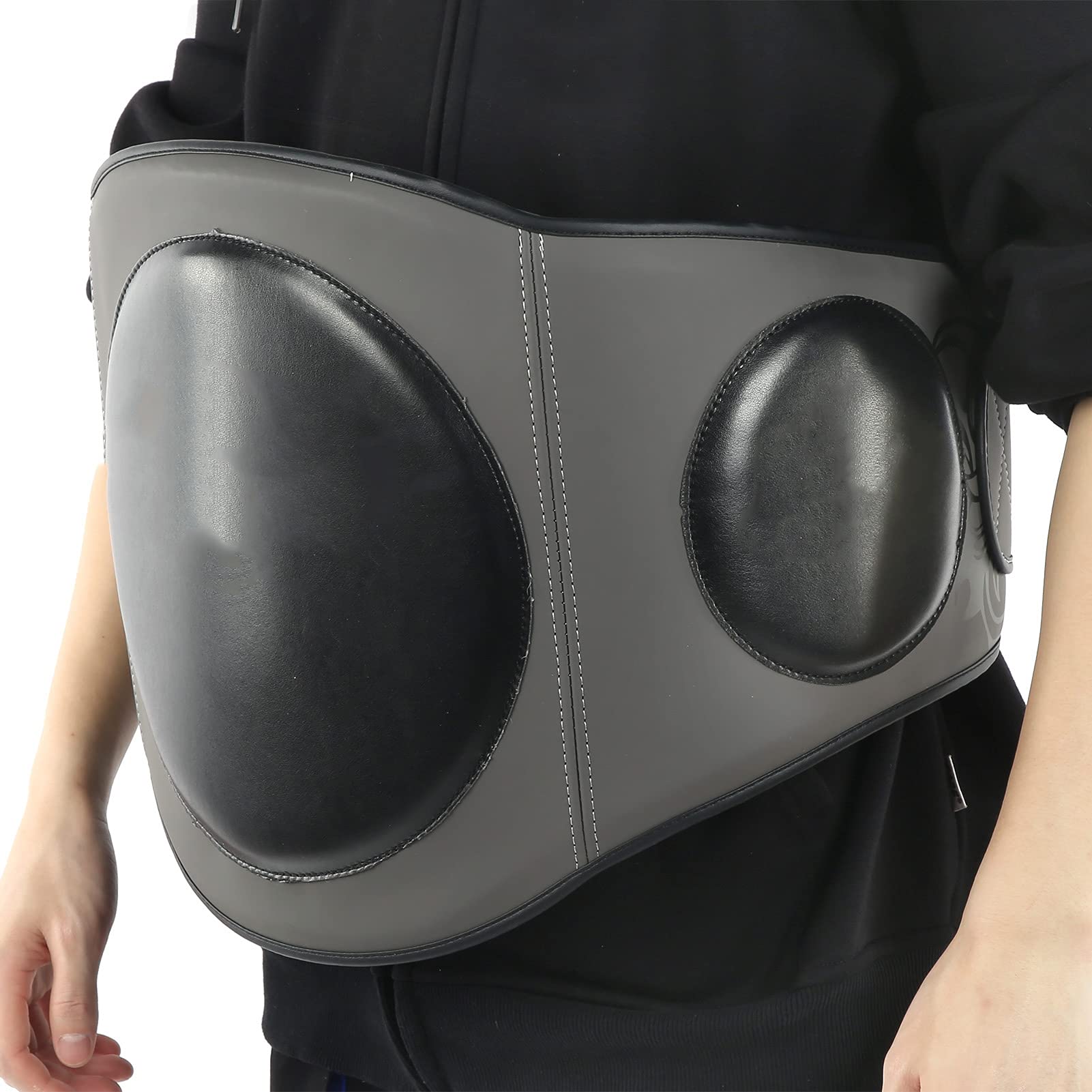 Stoßdämpfung, Vierlagiges, Dämpfendes Box-Bauchpolster mit Ergonomischem Design, für Karate, Muay Thai, MMA, Leicht, Bequem