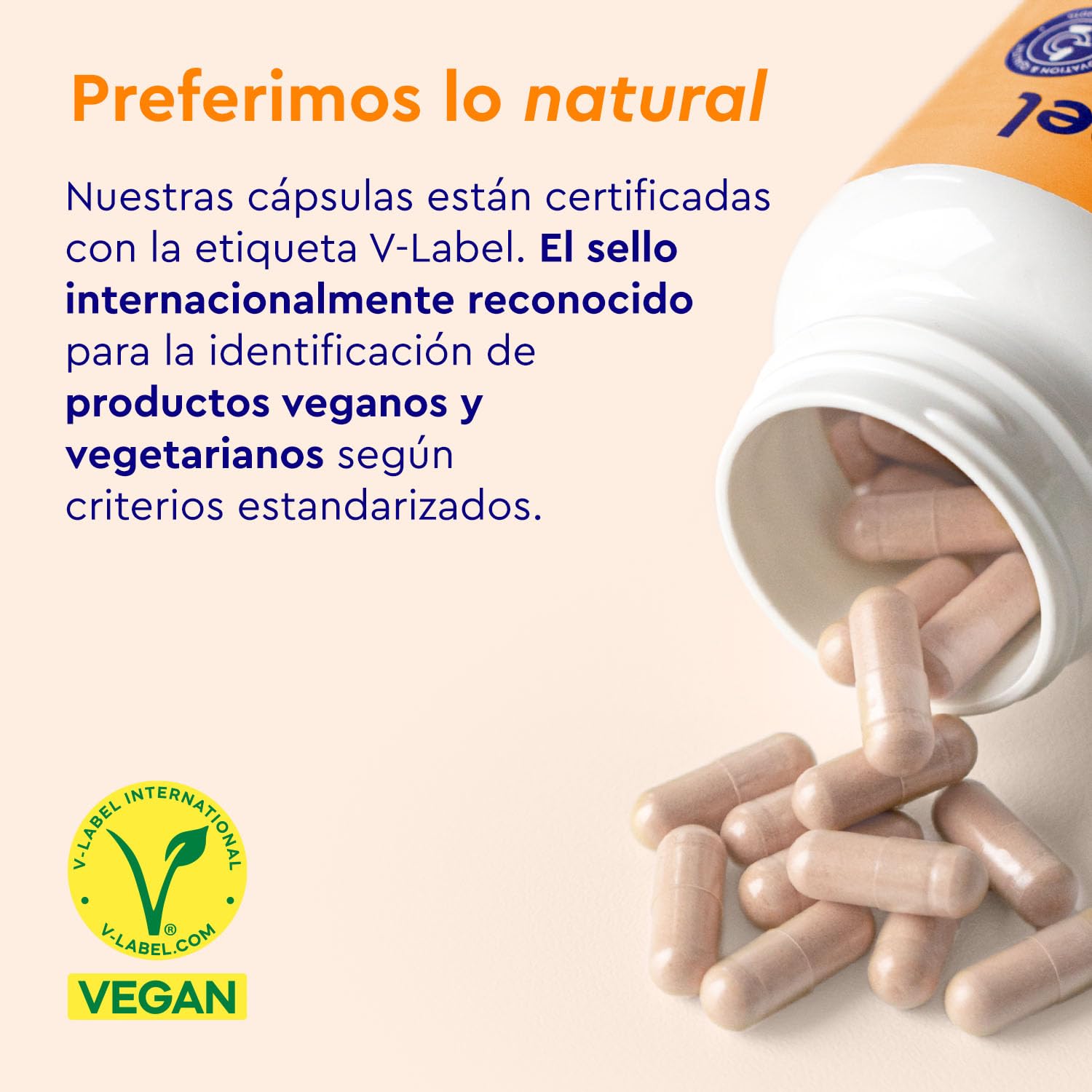 Vitamina C Natural 1.240mg - 240 Cápsulas - A base de Extractos de Acerola y Escaramujo - Refuerza el Sistema Inmunitario y el nivel de energía - Vitamina C pura - Probado en laboratorio