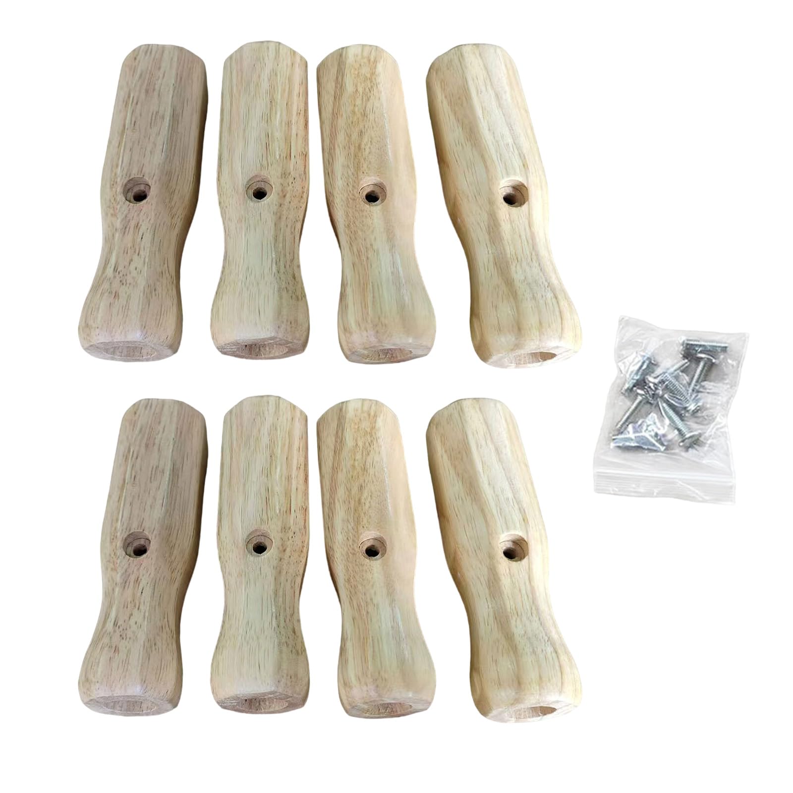 Poignée de baby-foot pour tournois en famille : 8 embouts de tige en bois pour football de table