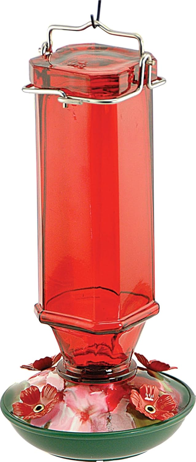 Audubon Vintage Spirits Hummingbird Feeder, 16 oz. Model NA35241,White