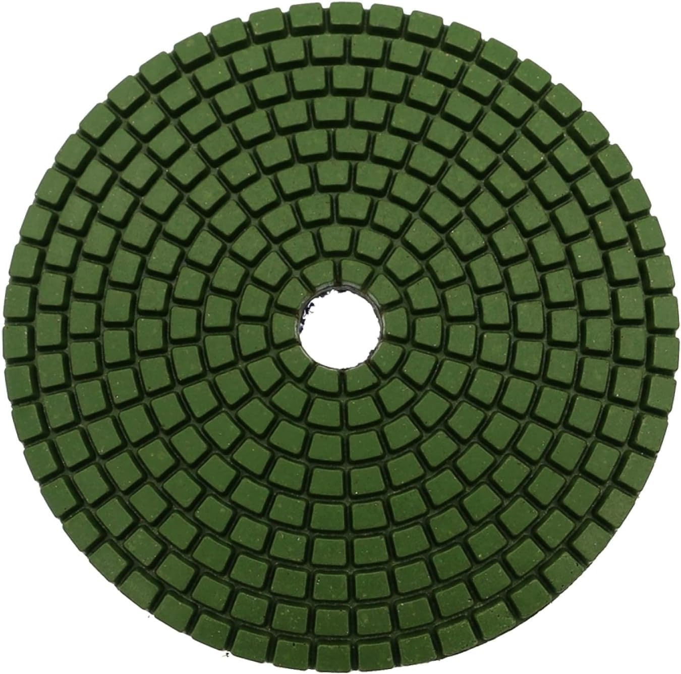 Almohadillas pulidoras de diamante, Juego de 7 almohadillas de pulido de diamante de 4 pulgadas, almohadilla de pulido húmeda flexible de 100 mm for granito, mármol, hormigón, disco de pulido for suel