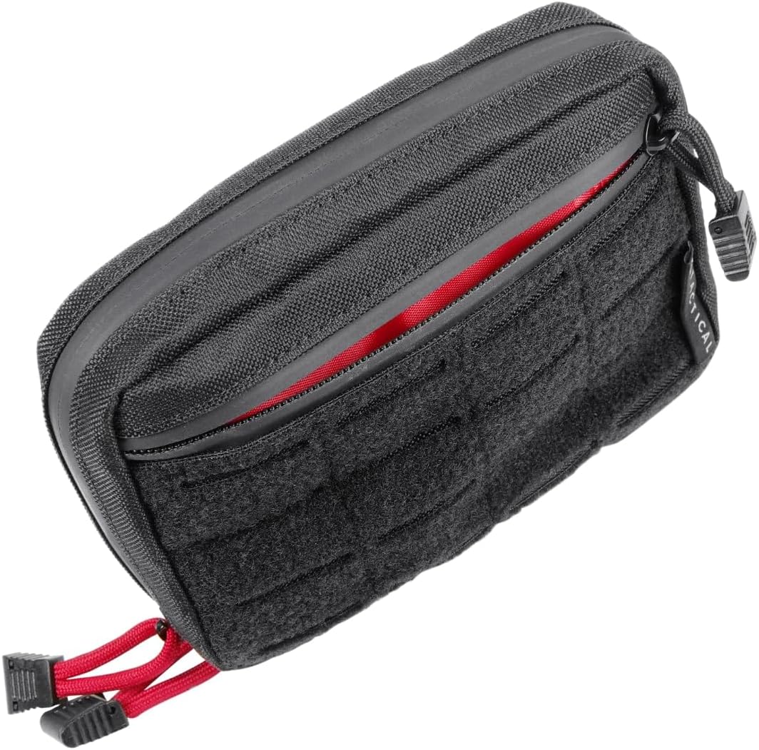 Front Admin Pouch for Plate Carrier, Padded Multi Pocket Molle