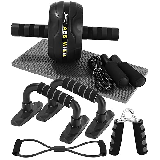 Kureny 6-in-1 Abdominal Wheel Set