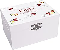 Vista 3 de My Bambino Joyero personalizado con diseño de mariquita y bailarina