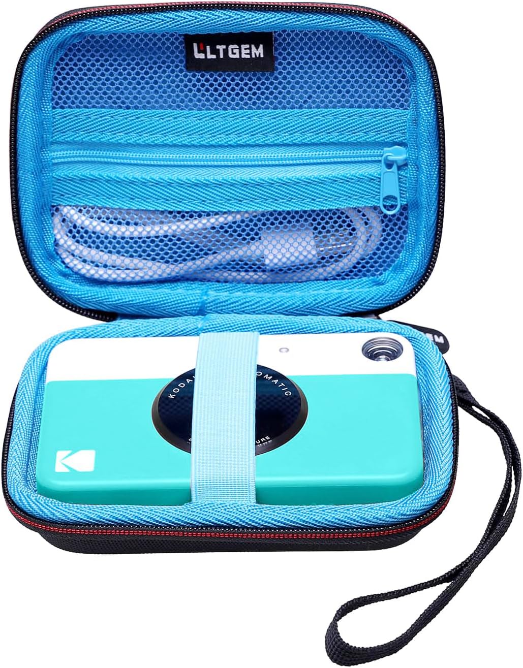 LTGEM Case Compatible with KODAK Printomatic/KODAK EKTAR H35 / H35N / KODAK Step/Step Touch Full-Color Instant Print Digital Camera Blue (Case Only)