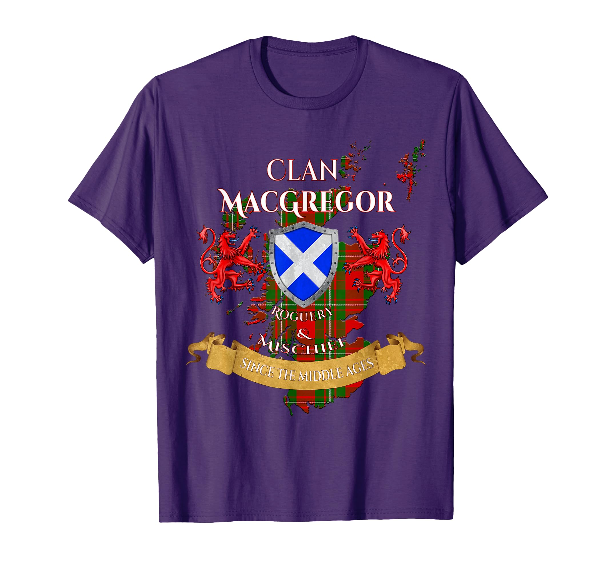 MacGregor Scottish Family Clan Middle Ages Mischief T-Shirt