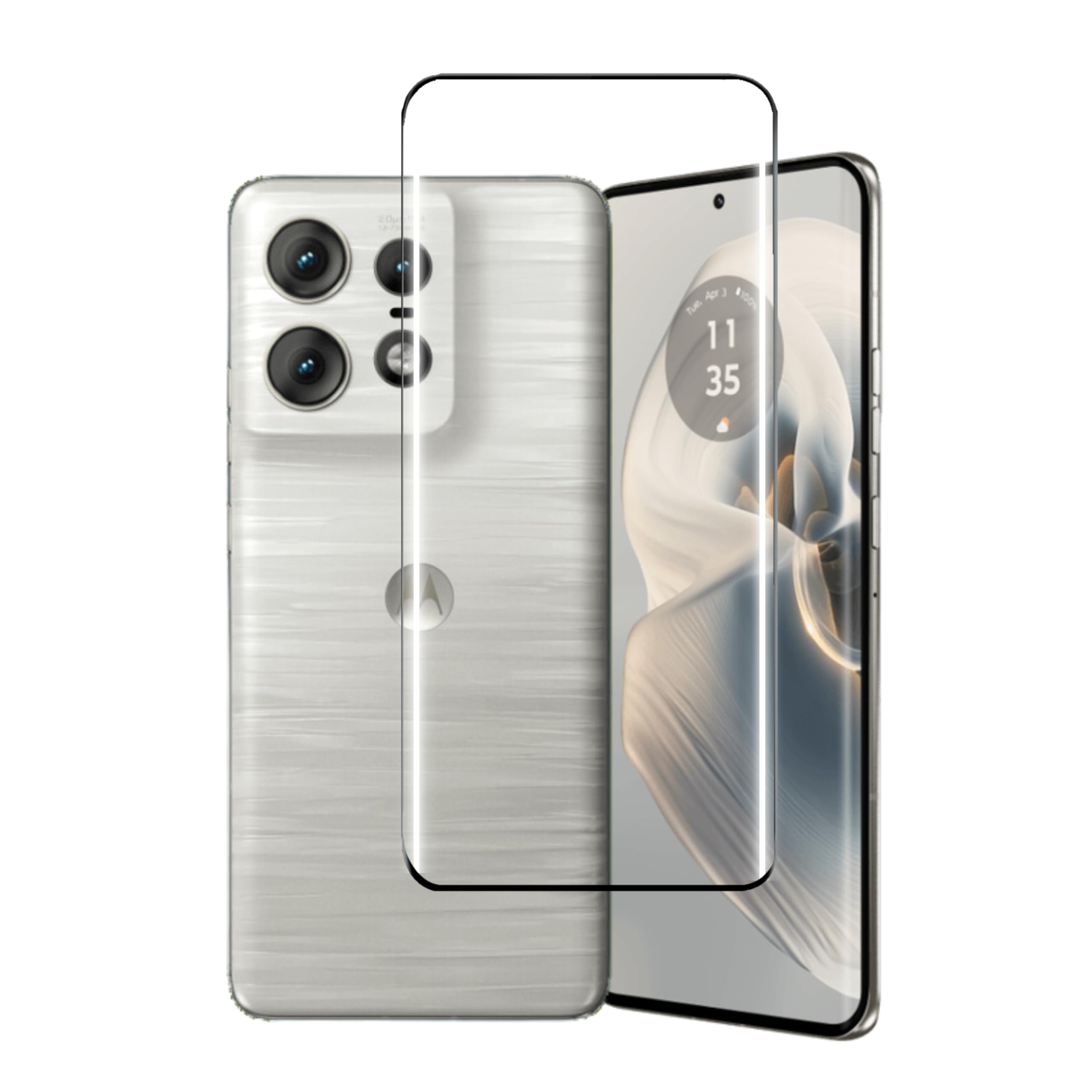 Spazy Case® Moto Edge 50 Pro Tempered Glass | 9H Full Glue Full HD, Shatterproof, Anti Scratch Screen Guard for Moto Edge 50 Pro (B0CX99W4J5) Amazon Price History, Amazon Price Tracker