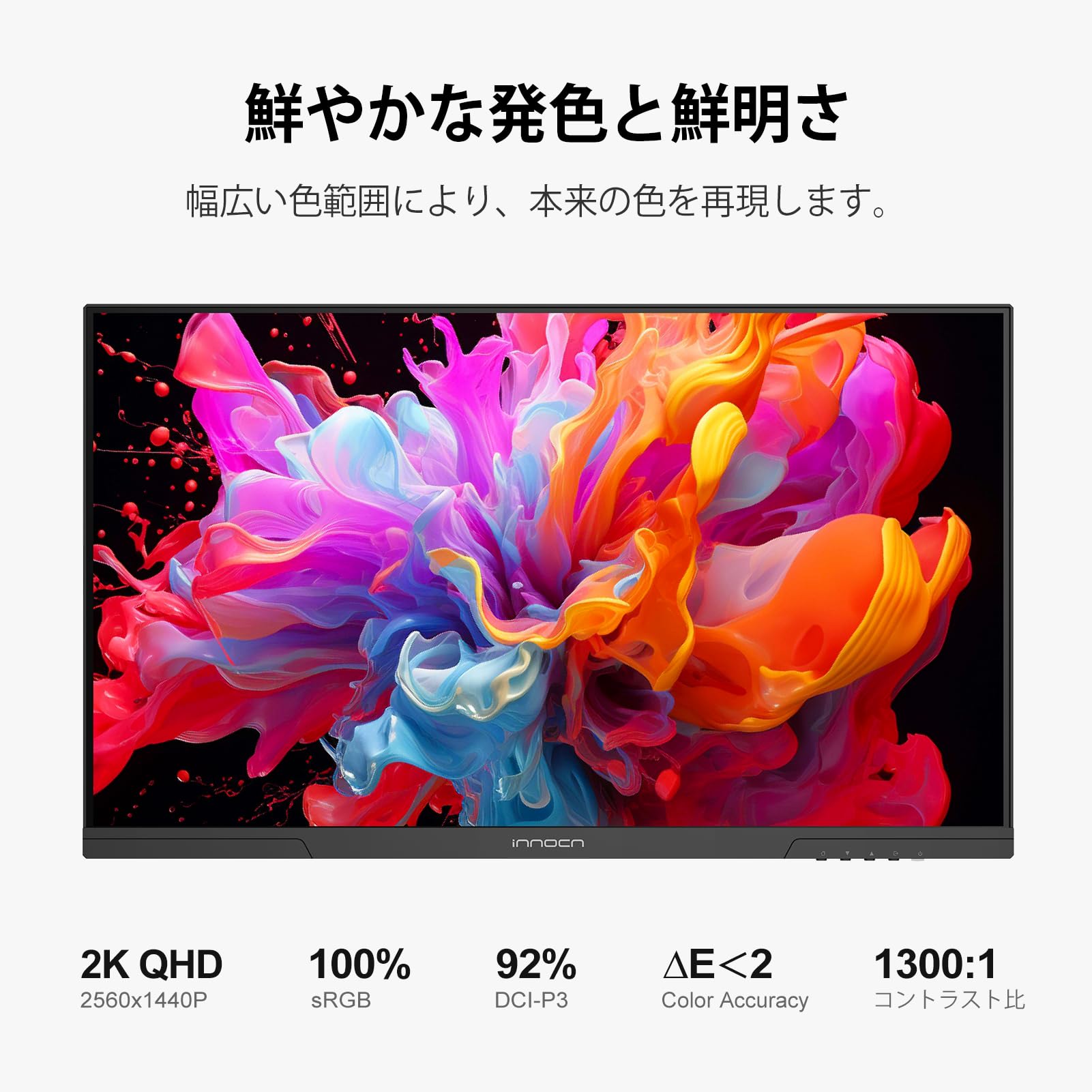 Amazon.co.jp: INNOCN 27インチ モニター 100Hz ディスプレイ 100%sRGB