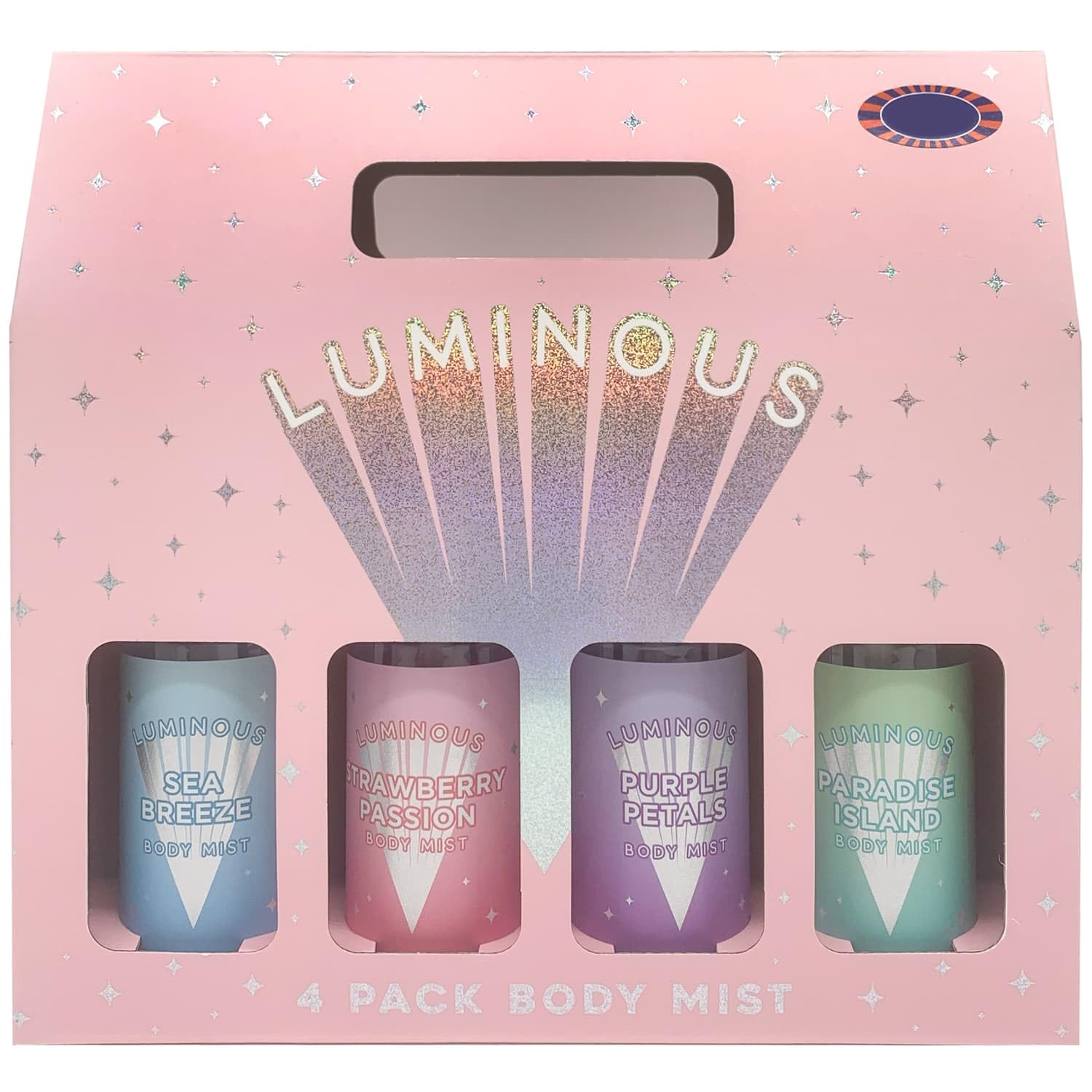 New 4 Pack Body Mist Set Includes 4 Captivating Fragrances. Refreshing & Blissful Aura Great Way To Ignite The Sense & Shine Bright, Gift Loved One For Christmas - A77