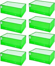Anandi Green's Premium 15X6X6 INCH HDPE UV Protected 260 GSM Small Rectangular Shaped Green Colour Plants Grow Bags Pack of 8