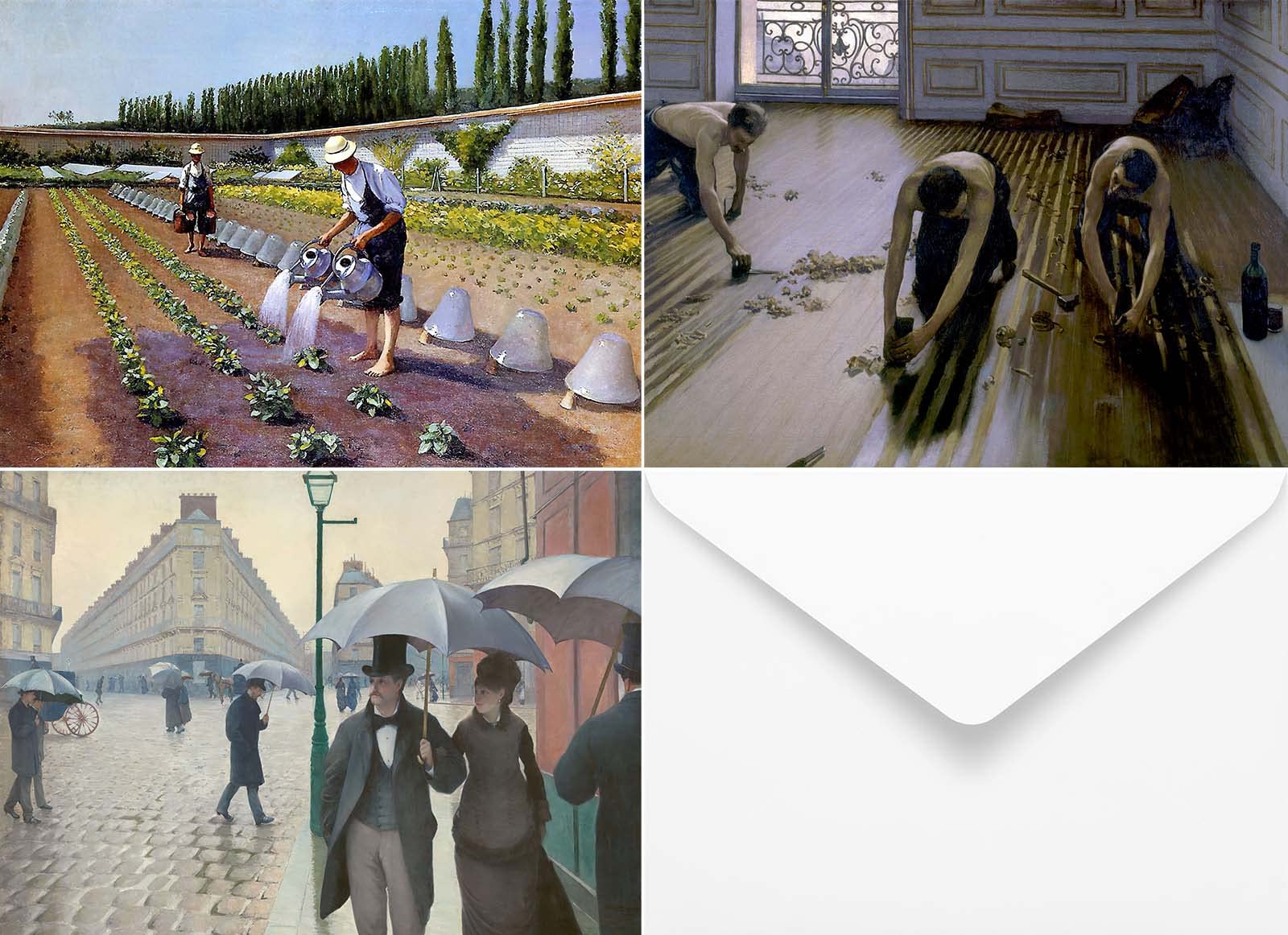 The Gustave Caillebotte Greetings Card Collection.