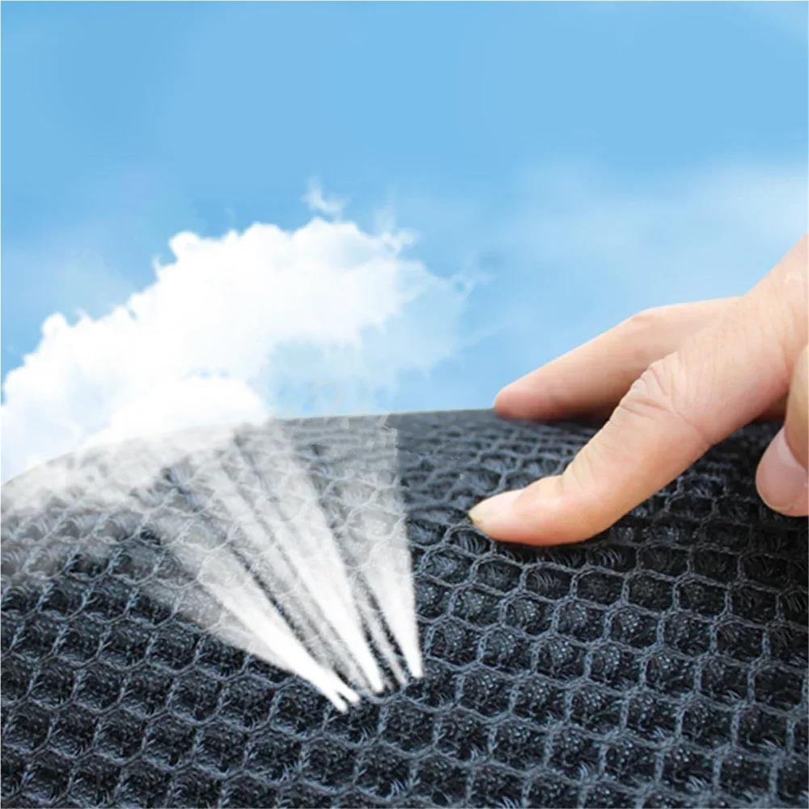 Housse De Selle Moto Nylon Pour Kawasaki J300/J125 - Respirante, Imperméable Et Antidérapante