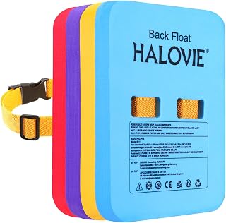HALOVIE Kids Back Float Swimming Floats for Children Swim Belt Training Board Pool Floaties for Child Toddlers Swimming Beginners Learning Swim Lessons