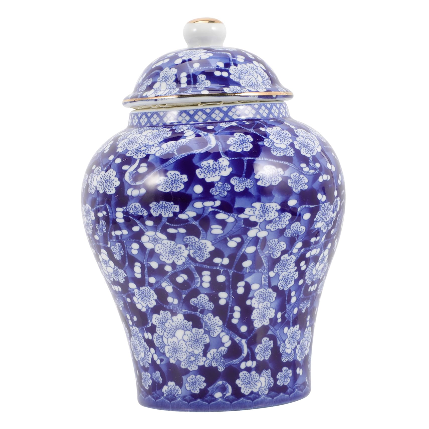 Baluue Keramik Teedose Chinesischen Stil Aufbewahrungsbox Vorratsdose Antik Teeblatt Motiv Retro Design für Losen Tee Zuhause Deko Schreibtisch
