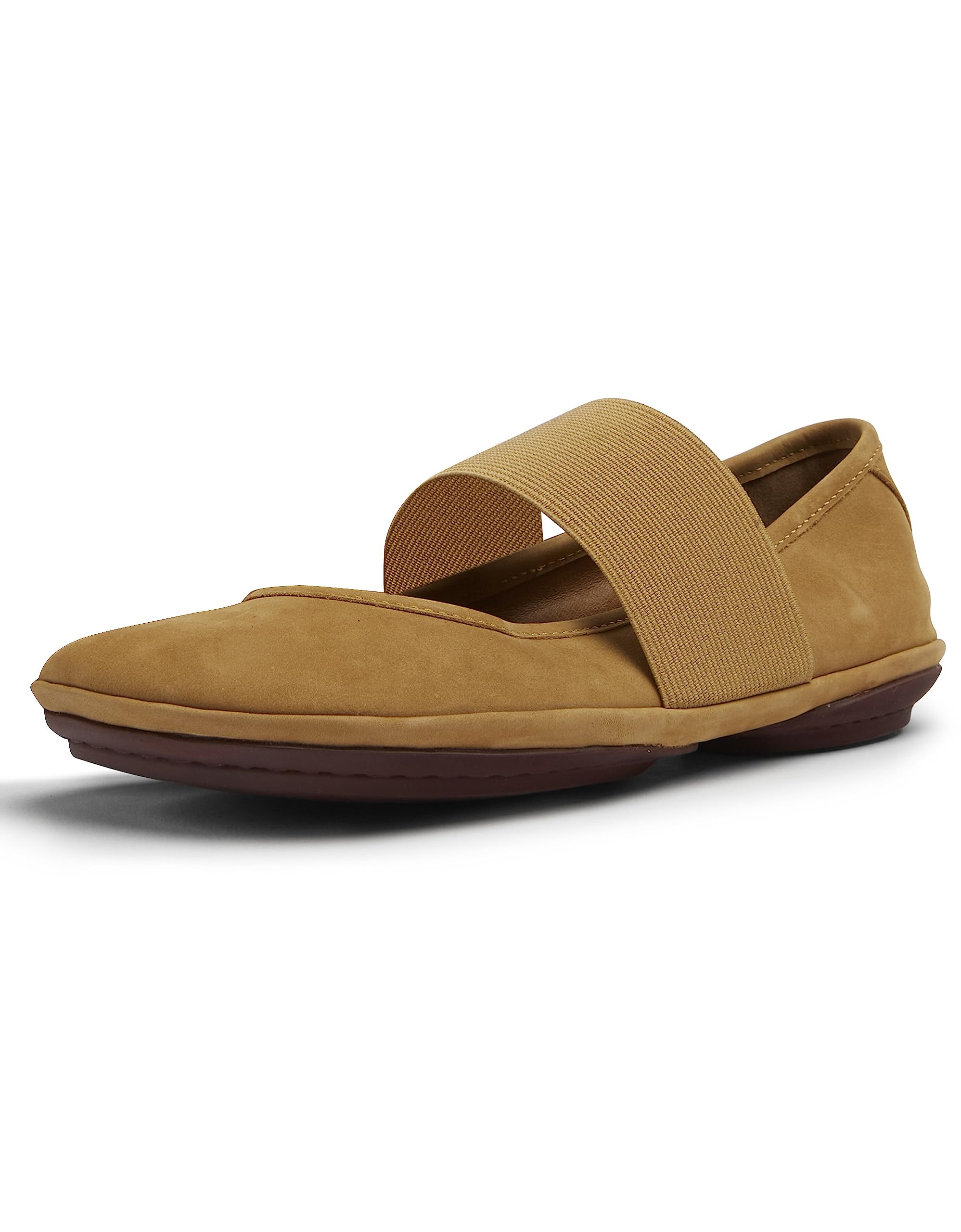 Camper Women's Right Nina-21595 Mary Jane Flat, Brown, 3 UK