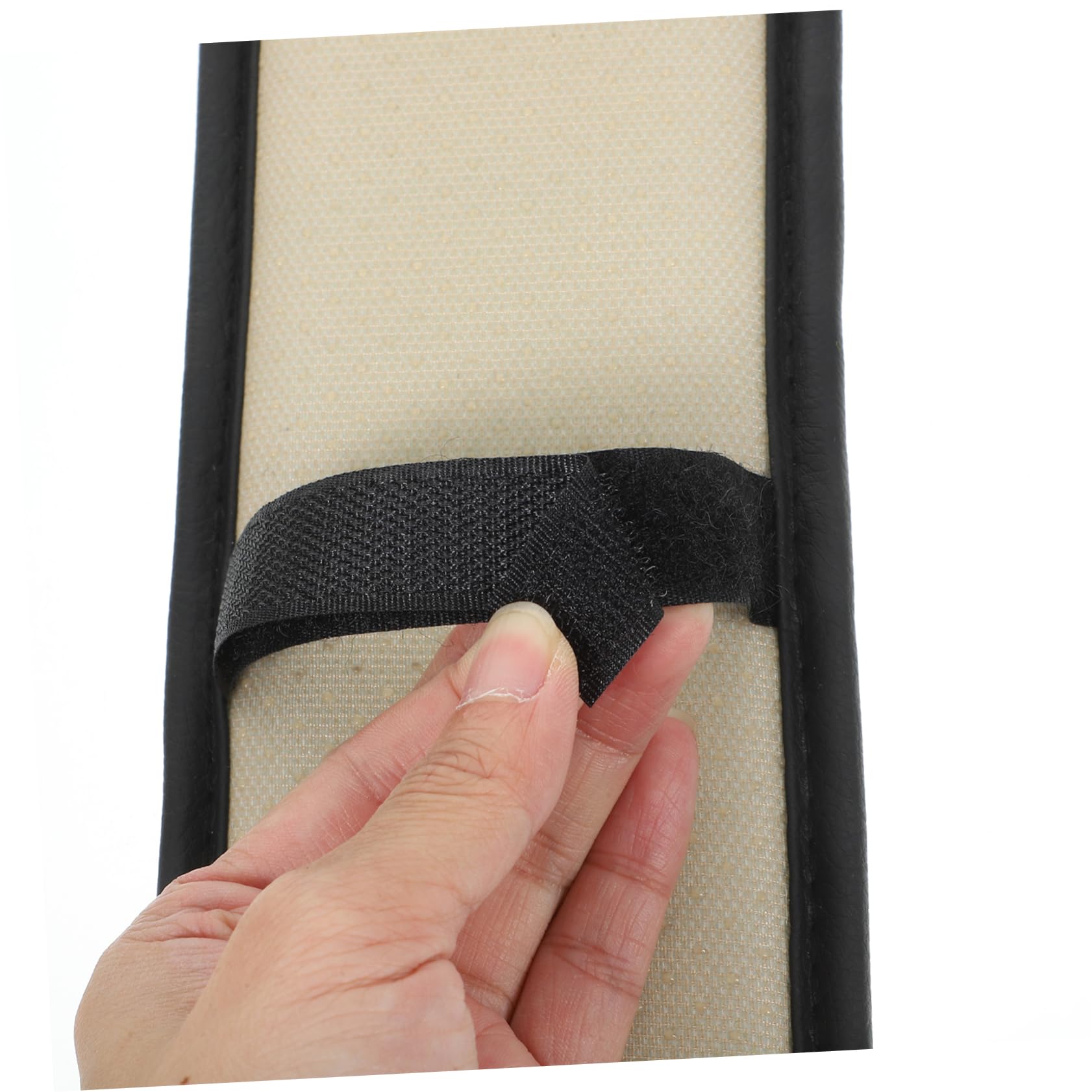 DOITOOL 1 Paar Sitzarmpolster Bodenschutz Ärmel Armschützer für Sofas Kopfstützenabdeckung schützend Armlehnenbezüge für Stühle Sesselabdeckungen Arme Armruhe Plüsch Black