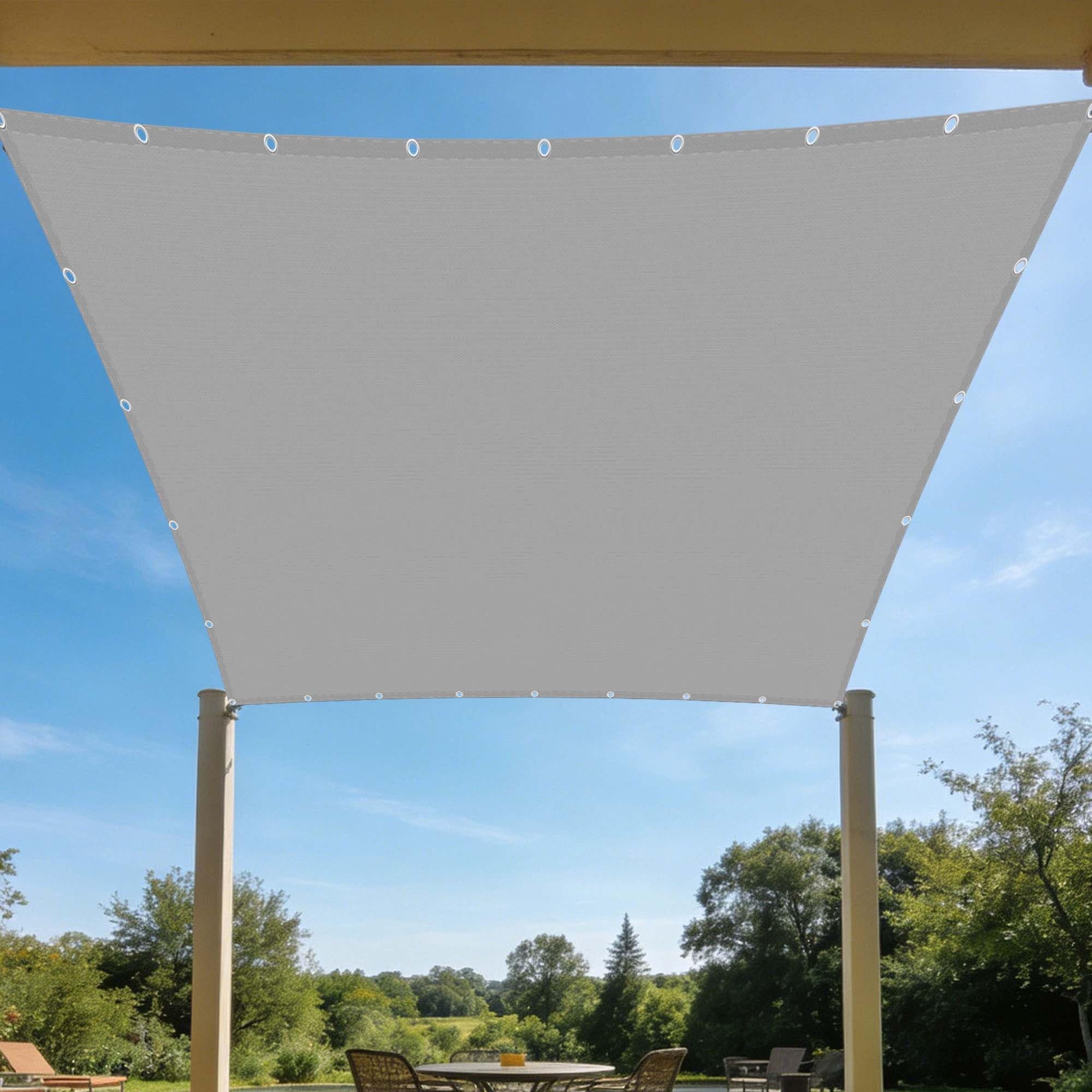Voiles d'ombrage imperméable pour protéger vos déjeuners en extérieur