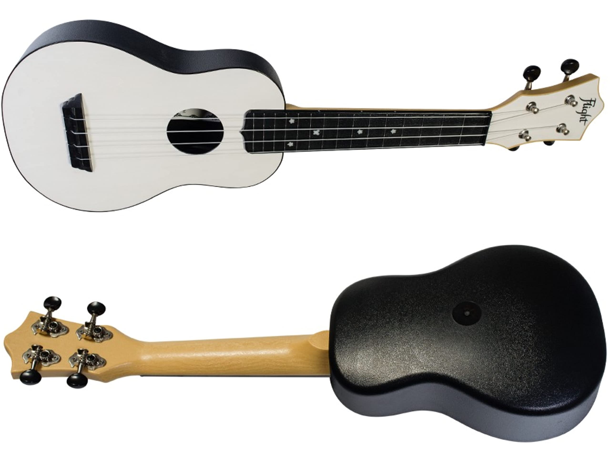 Ukelele Soprano Flight TUS-35WH Travel Blanco