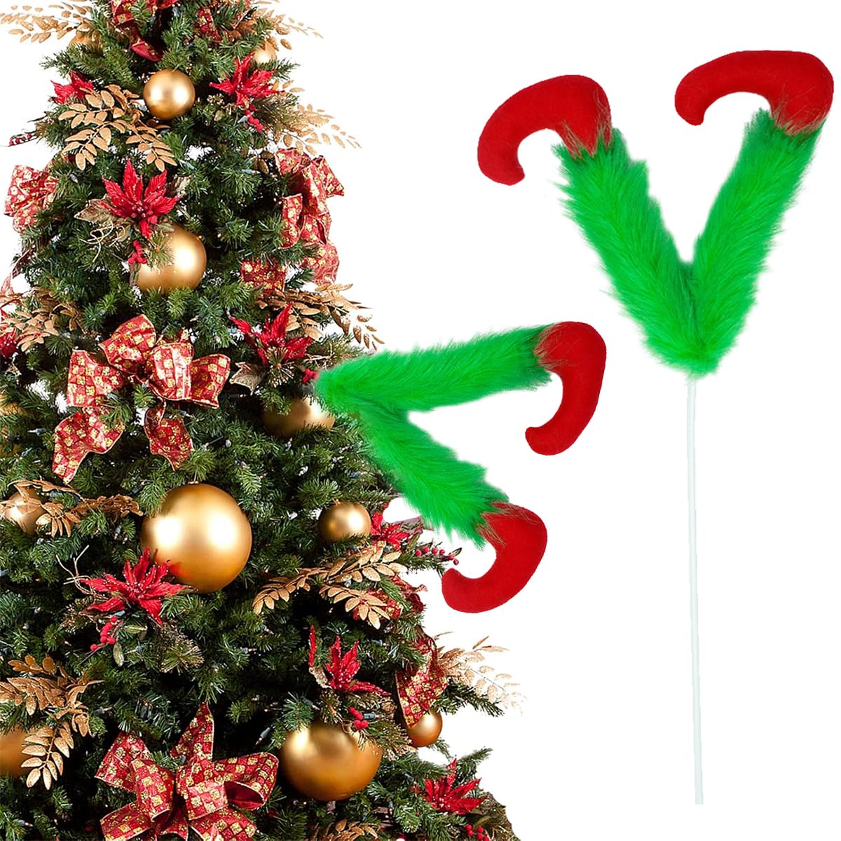 MKKZLPN Decoración navideña Grinch, ladrón de Navidad Grinch, Decoraciones de Grinch, para el hogar, Navidad, árbol de Chimenea