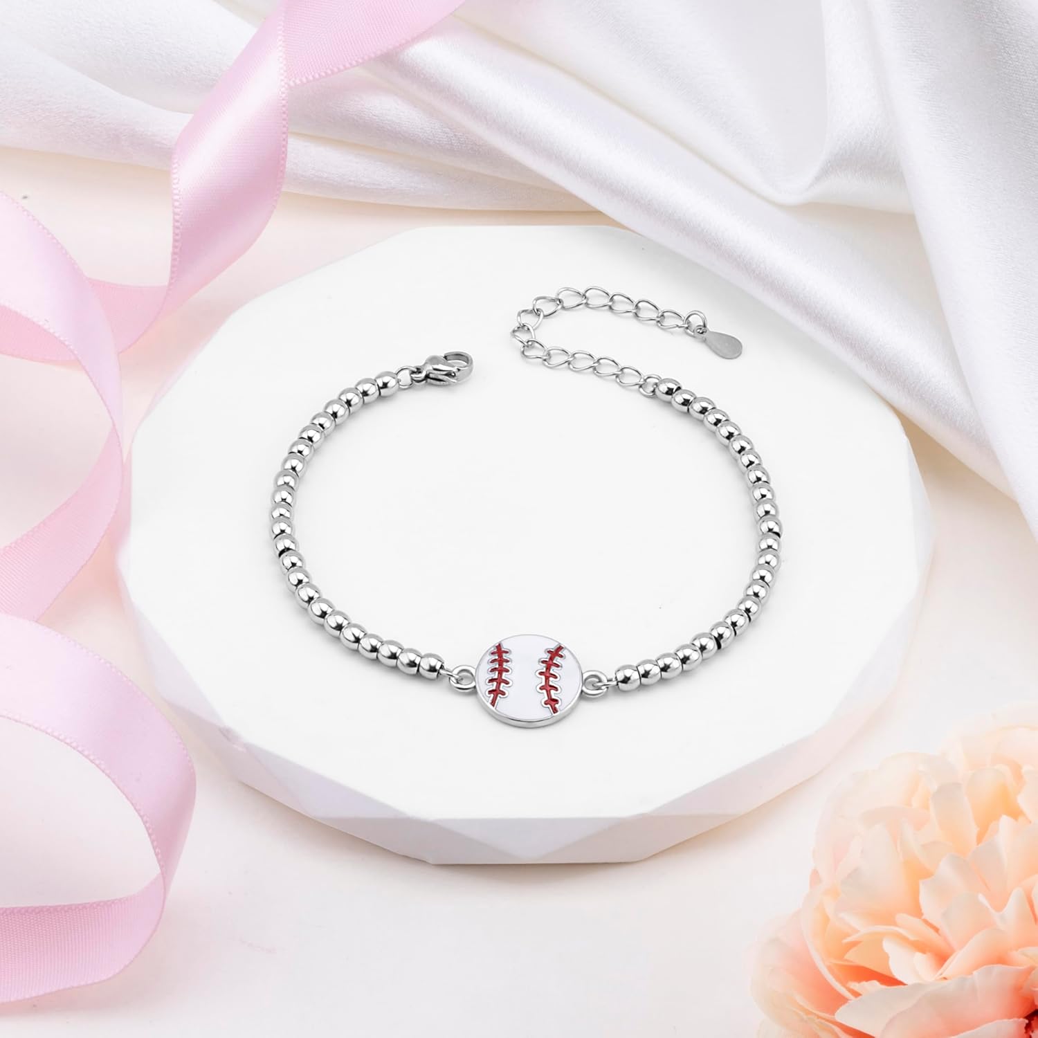 Gifts for Pickleball Lovers, Soccer/Baseball/Pickleball Bracelet Pickleball Stuff Jewelry Birthday Gifts for Women Men Teens Players - Image 3