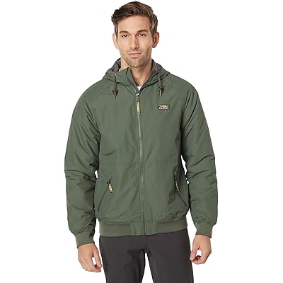 L.L.Bean Insulated Bomber Hoodie thyme