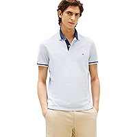 Tommy Hilfiger Uomo Maglietta Polo Maniche Corte Contrast Collar Block Regular Fit