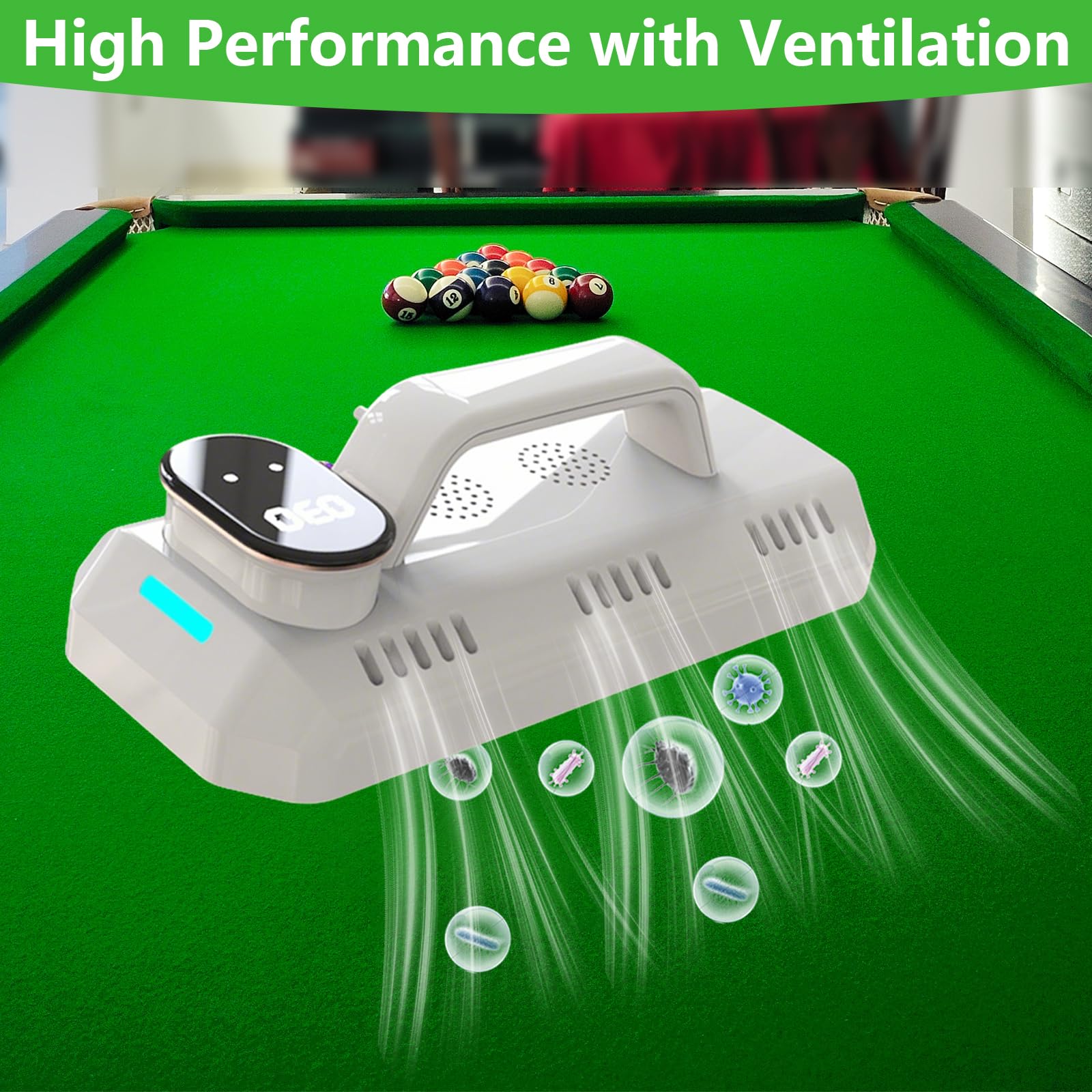 Billard Tischtuch Eisen für Snooker, Billardtische Tischdeckenbügeleisen mit 4m langes Netzkabel, 0-150℃ Temperaturregelung per Touchscreen, Billardtischbezüge Für Billardhallen, Spielzimmer und Clubs