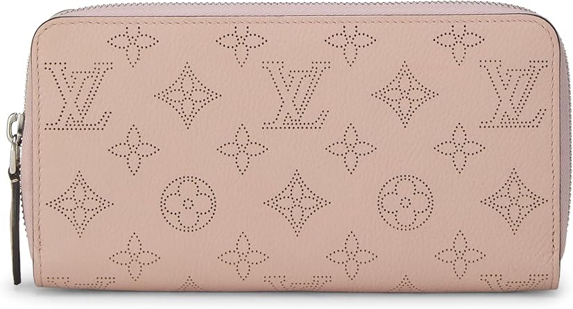 Pre-loved Pink Monogram Mahina Zippy, Pink