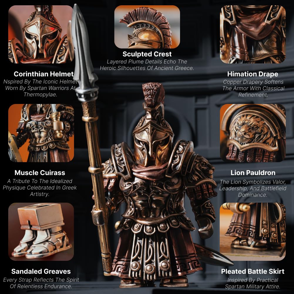 Amazon.co.jp: COPPERTIST.WU スパルタ戦士の置物 ギリシャ像 ホーム