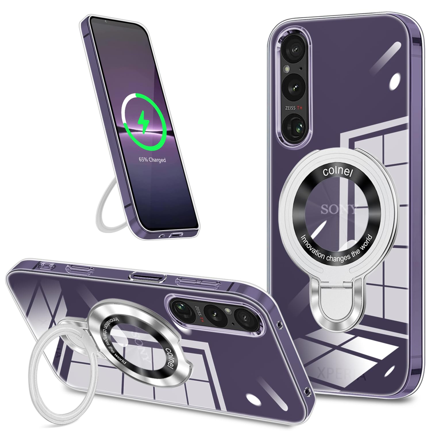 Xperia 1 V 本体 純正ケース ガラスフィルム magsafeリング付き Xperia 1 Vのケース。おすすめは？5つ購入。レビュー。Sony純正