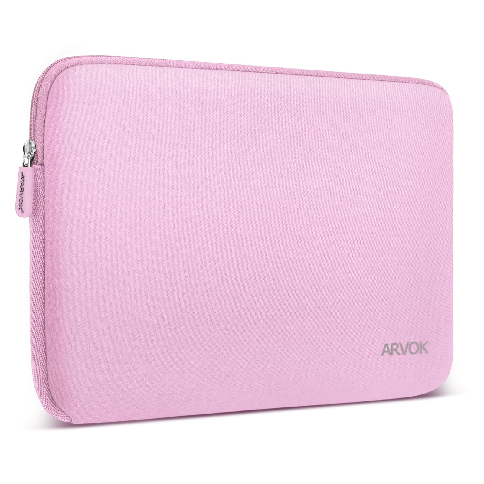 Arvok 13 13.3 14 Inch Laptop Sleeve Case for MacBook Pro/MacBook Air 13-14 inch, Water-Resistant Notebook Chromebook Computer Pouch, Carrying Bag Cover for HP/Dell/Lenovo/Asus/Acer, Pink