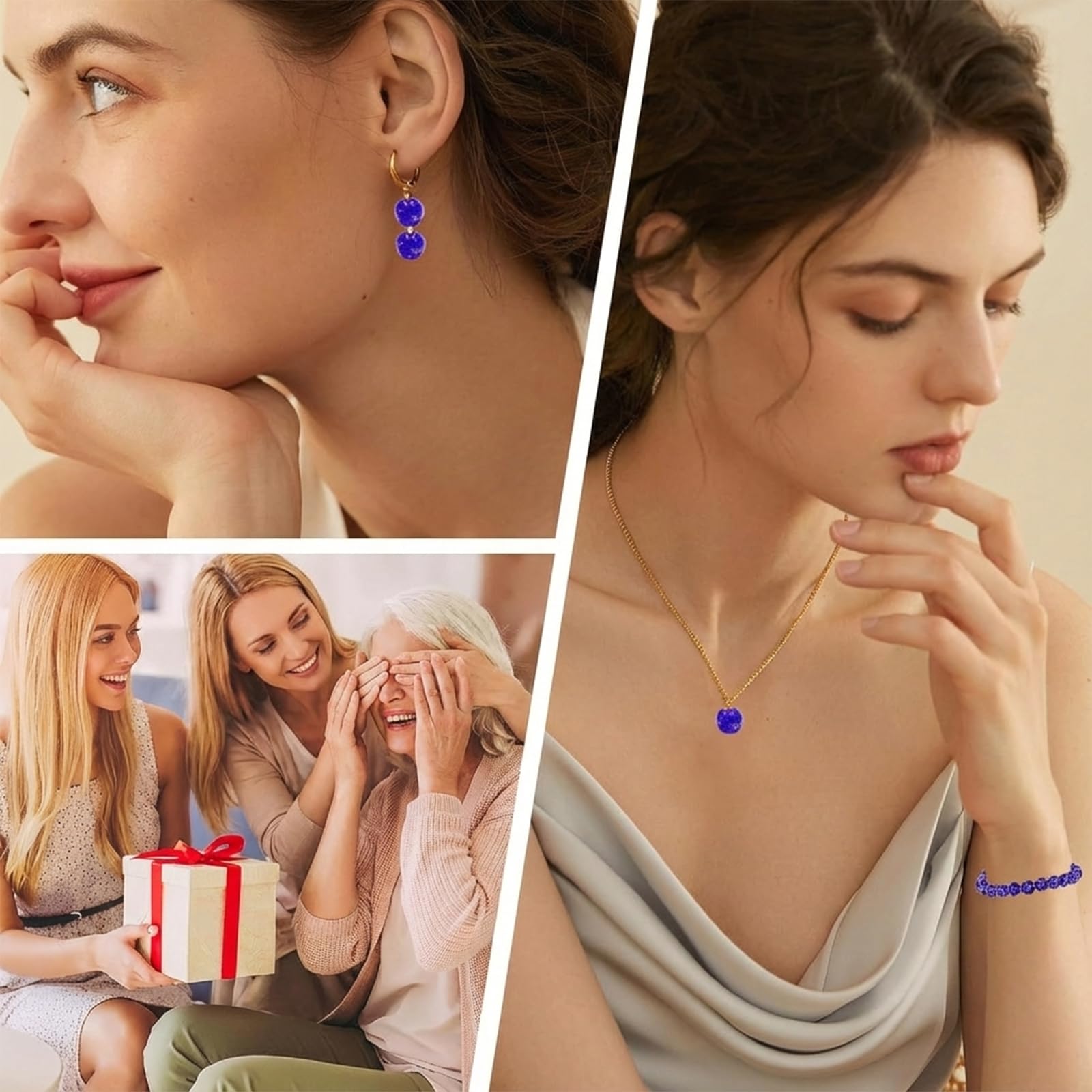 100 szt. świecących szklanych koralików, 8 mm, koraliki lampkowe, świecące w ciemności, koraliki, okrągłe luźne koraliki, duże otwory, zawieszki z linką, do samodzielnego wykonania biżuterii, rękodzieła, dekoracji imprezowych