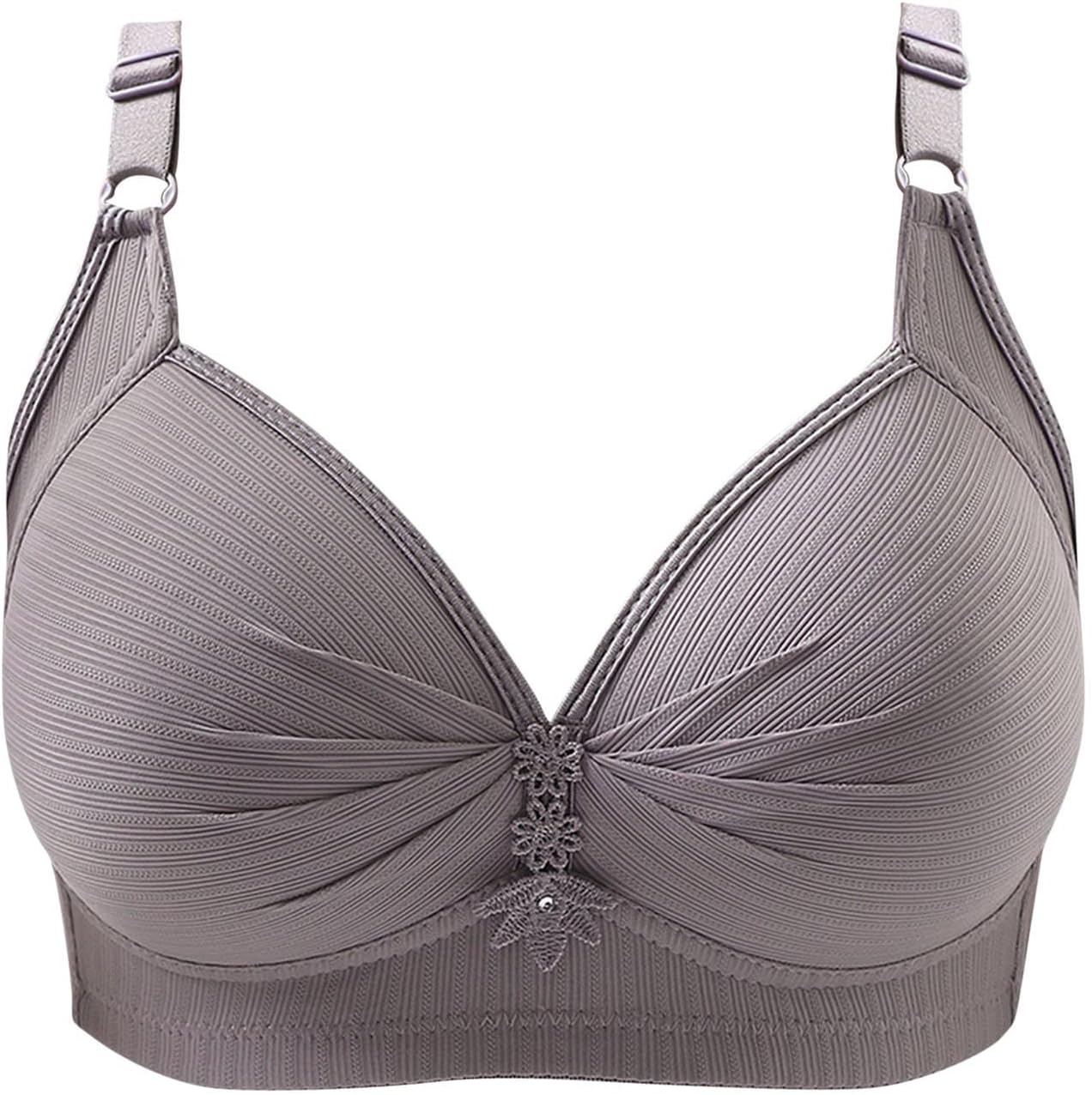 GenericPlus Size Bras for Women Front Closure Wirefree Bra Daily Wear Bras Minimizer Full Coverage Bras Everyday Bra