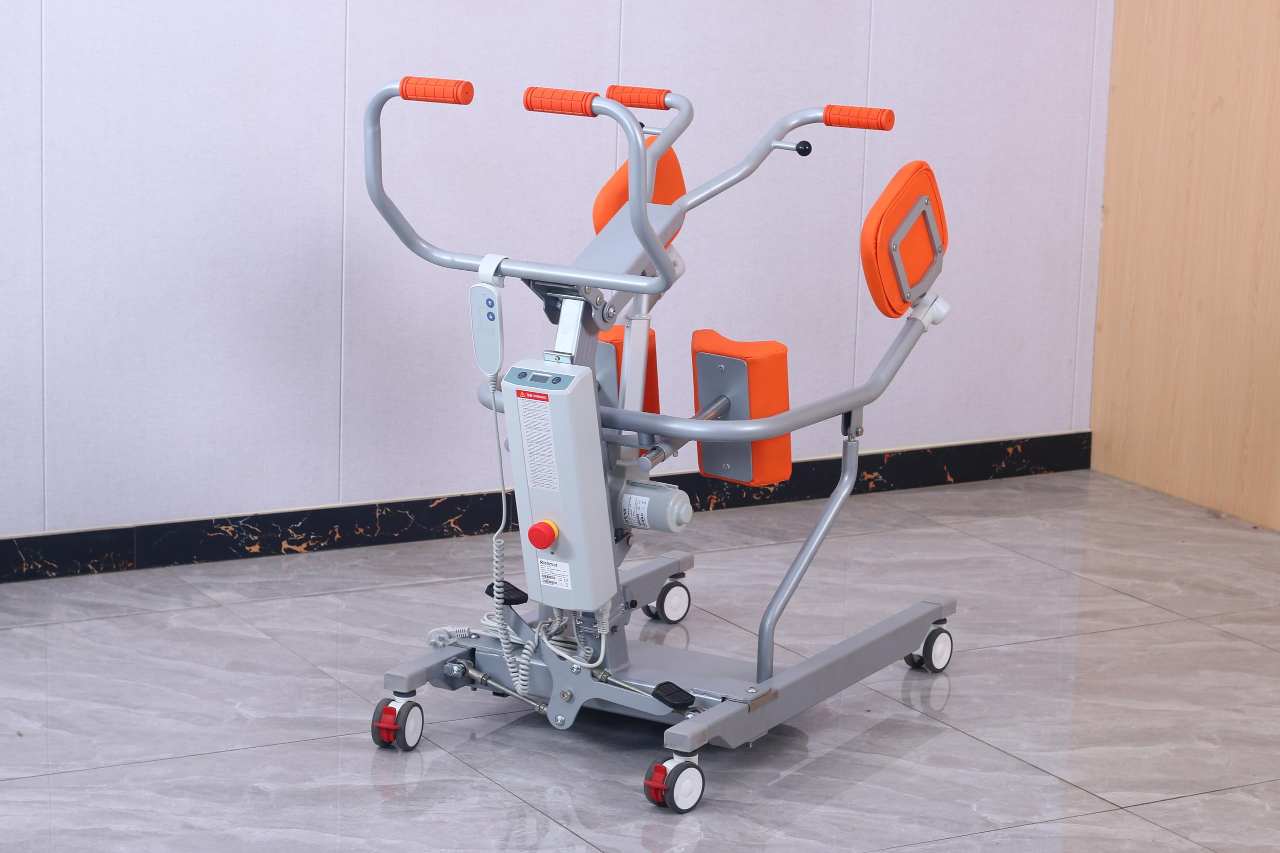 Genérico Sollevatore Elettrico disabili, Sistema di Sollevamento per Trasferimento Pazienti, Motore Potente 6000N Sedia Sollevamento Pazienti per Casa, Ospedale, Assistenza Sanitaria Up to 150kg